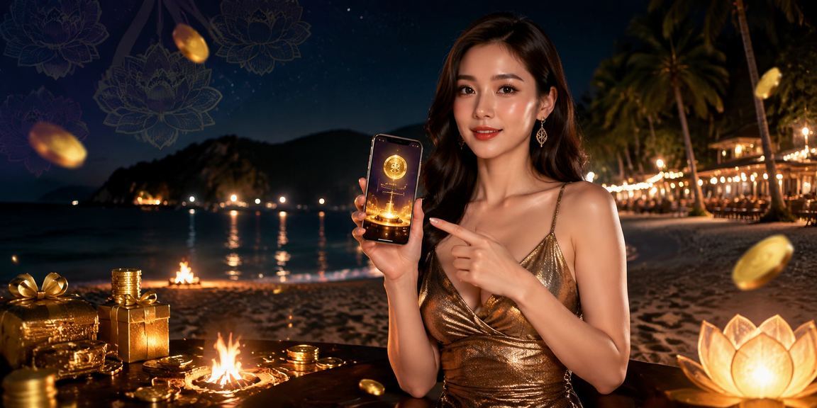 Người chơi sử dụng ứng dụng casino di động trên bãi biển Côn Đảo